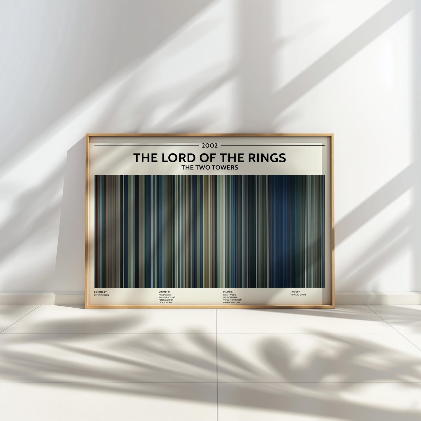 The Lord of the Rings: The Two Towers (2002) Barcode Palette