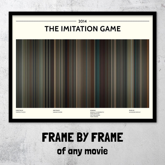 The Imitation Game (2014) Barcode Palette