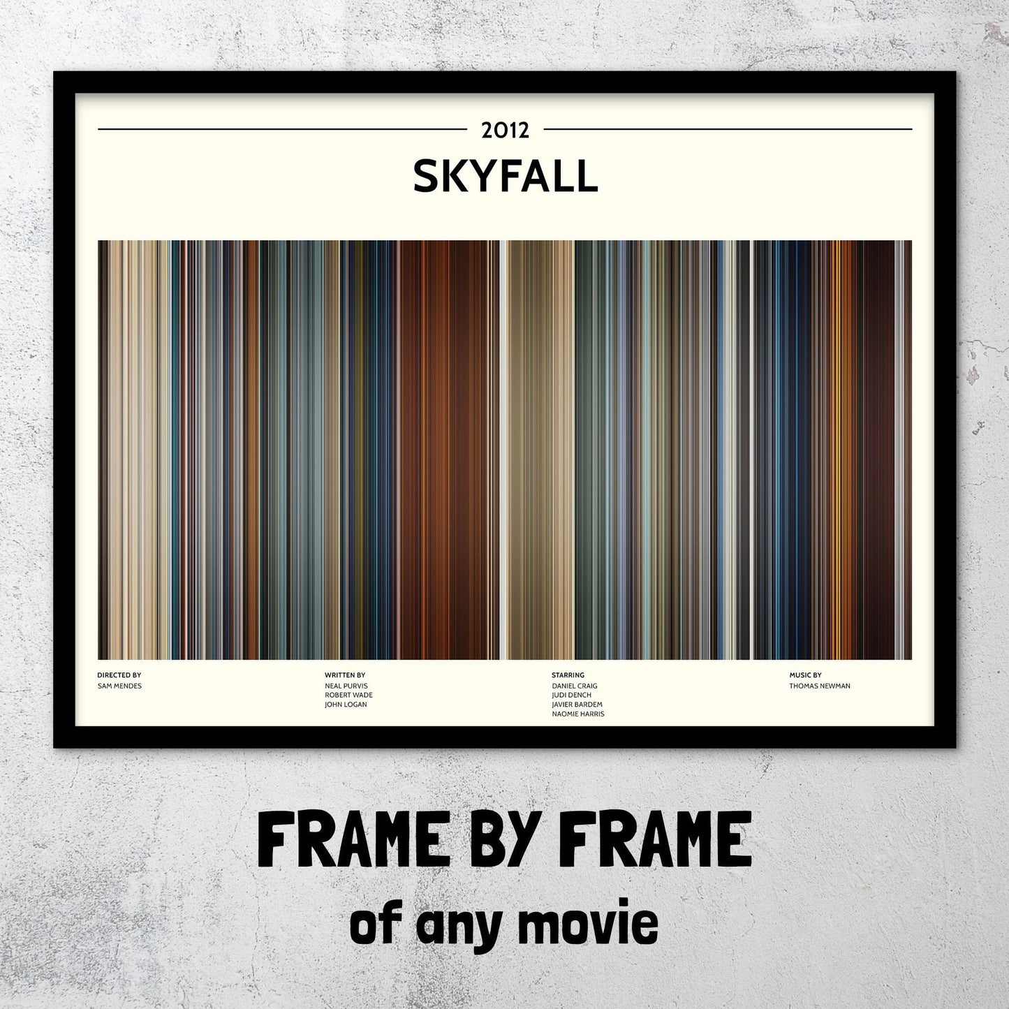 Skyfall (2012) Barcode Palette