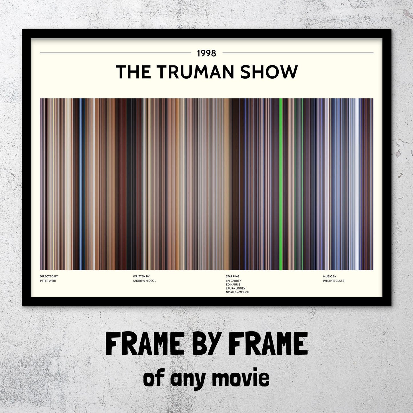 The Truman Show (1998) Barcode Palette