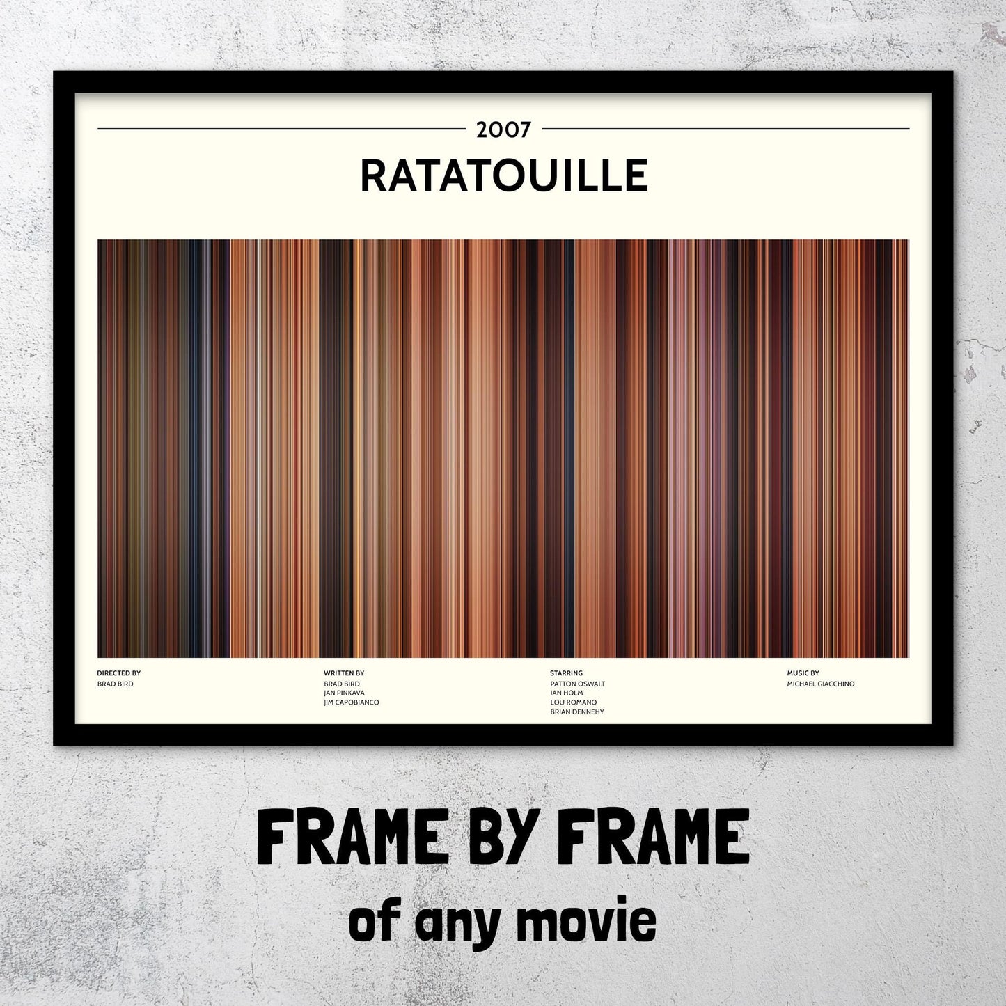 Ratatouille (2007) Barcode Palette