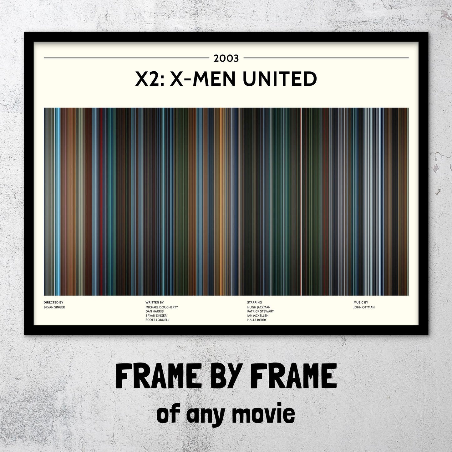 X2: X-Men United (2003) Barcode Palette