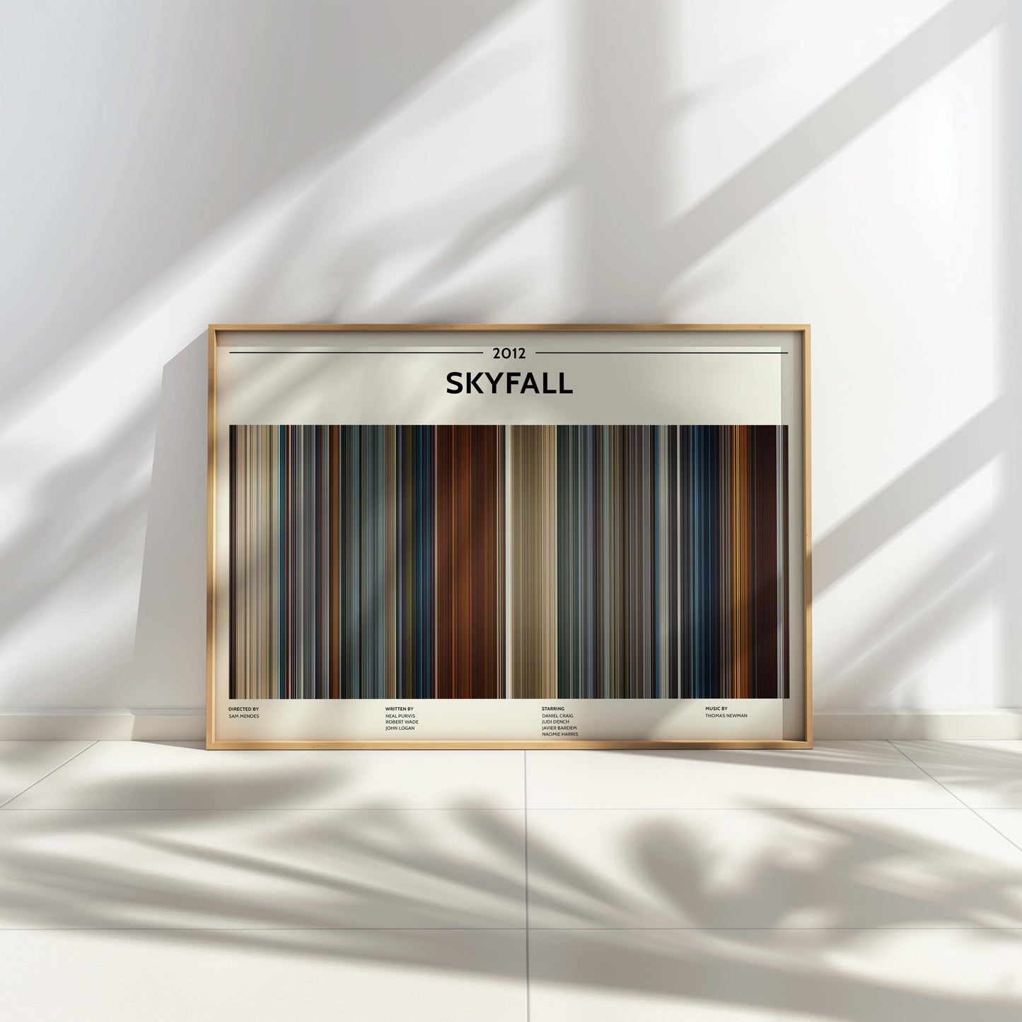 Skyfall (2012) Barcode Palette