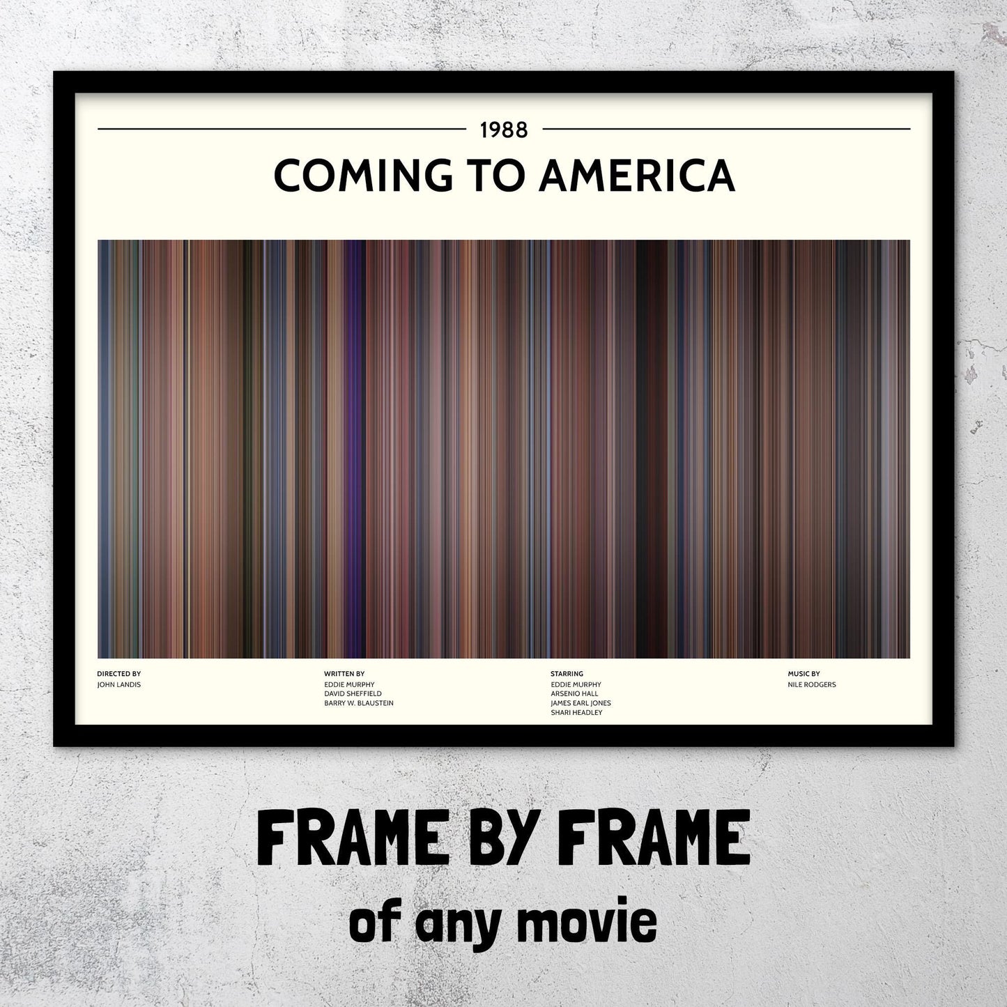 Coming to America (1988) Barcode Palette