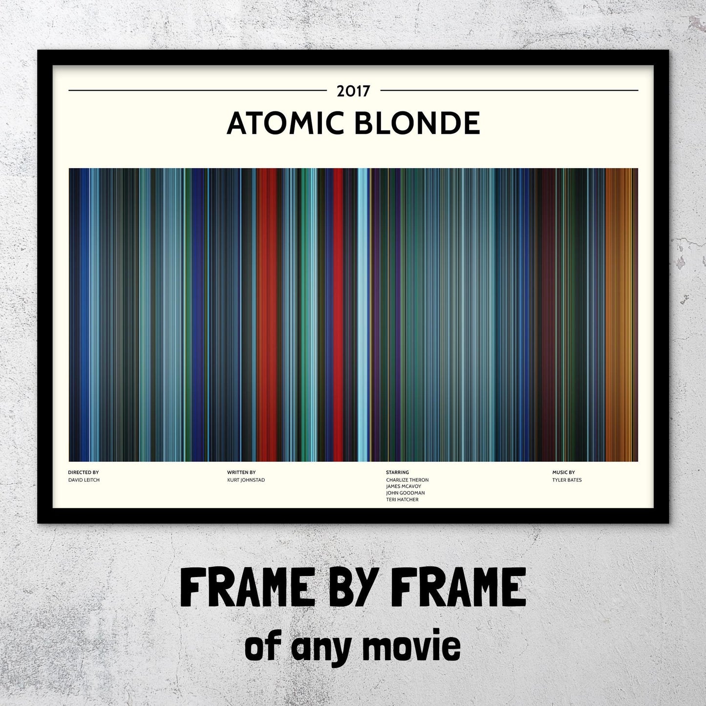 Atomic Blonde (2017) Barcode Palette