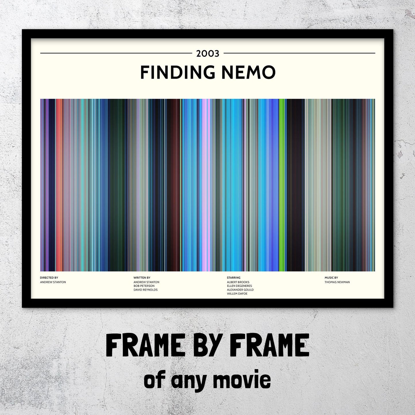 Finding Nemo (2003) Barcode Palette