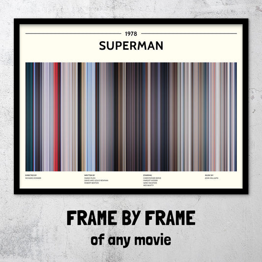 Superman (1978) Barcode Palette