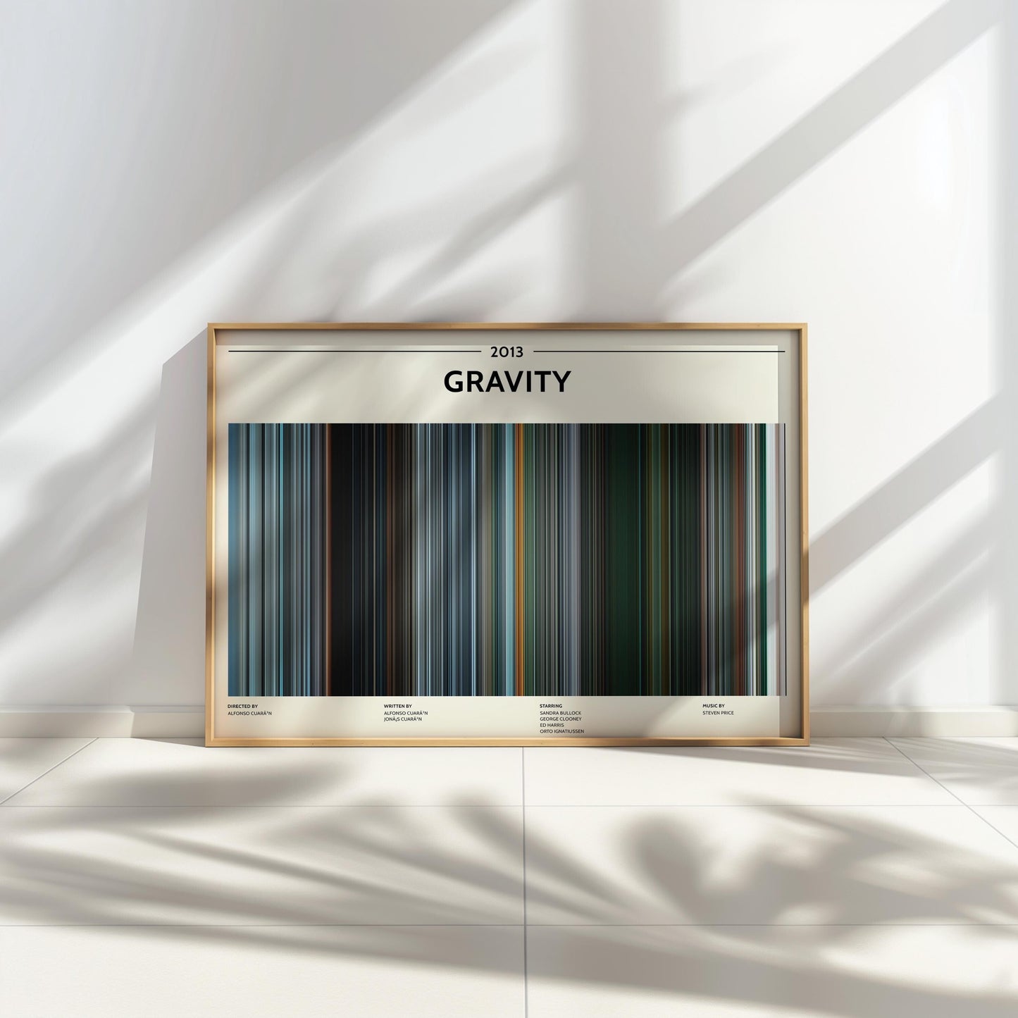 Gravity (2013) Barcode Palette