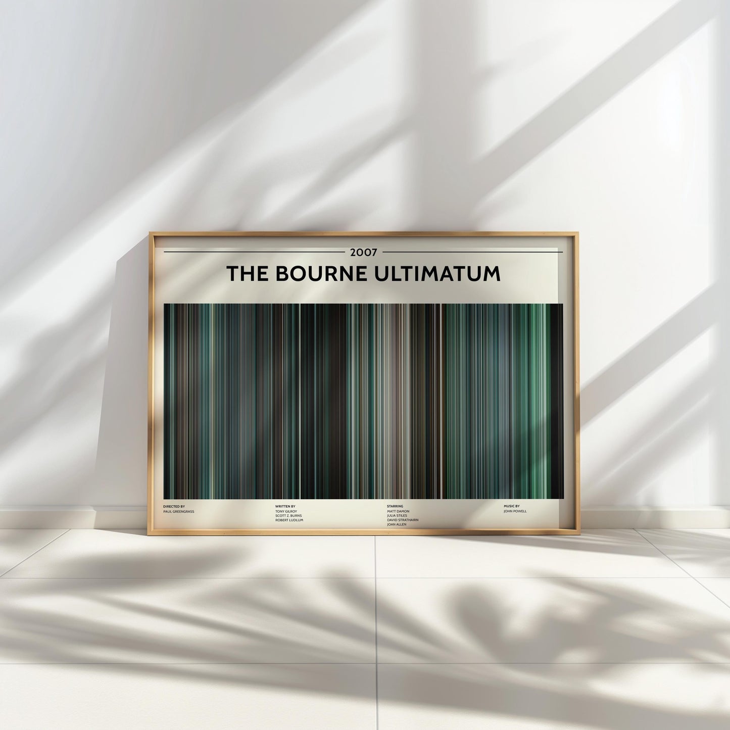 The Bourne Ultimatum (2007) Barcode Palette