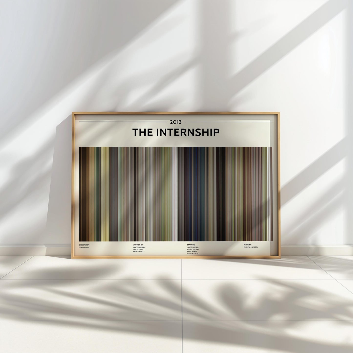 The Internship (2013) Barcode Palette