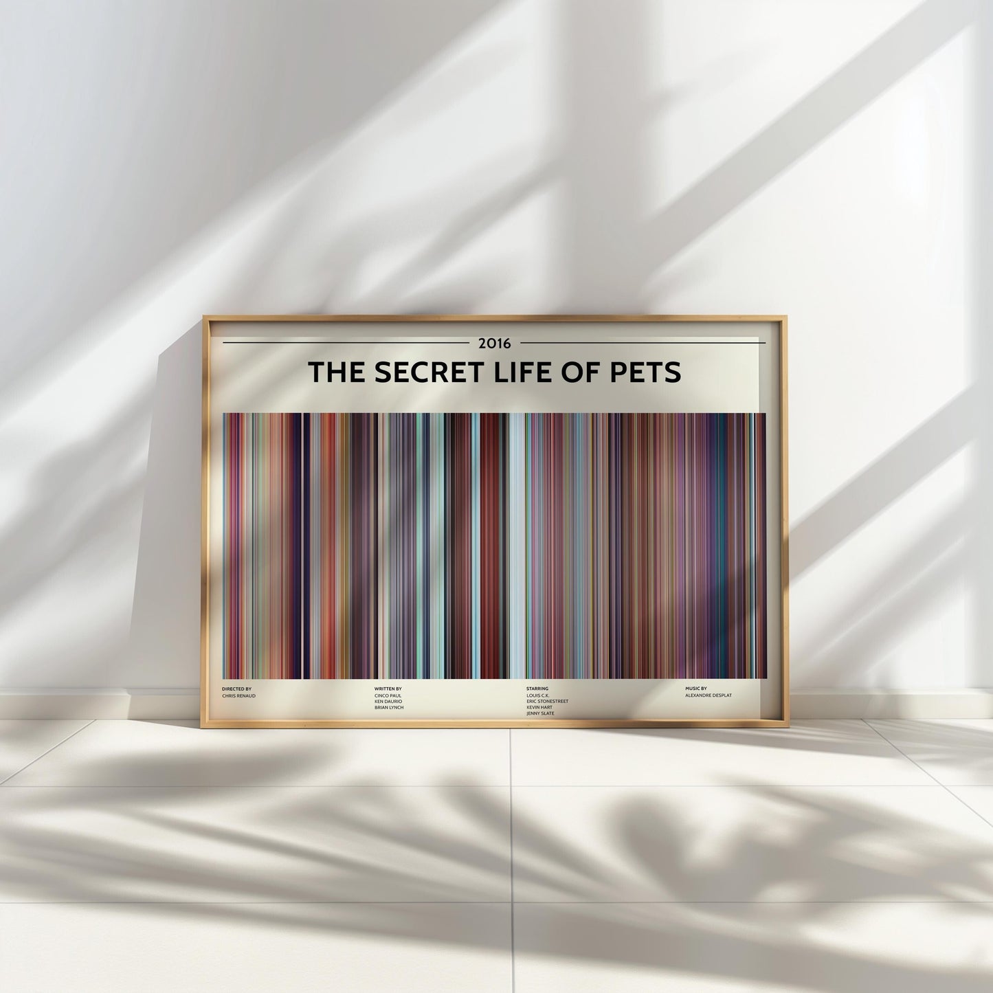 The Secret Life of Pets (2016) Barcode Palette