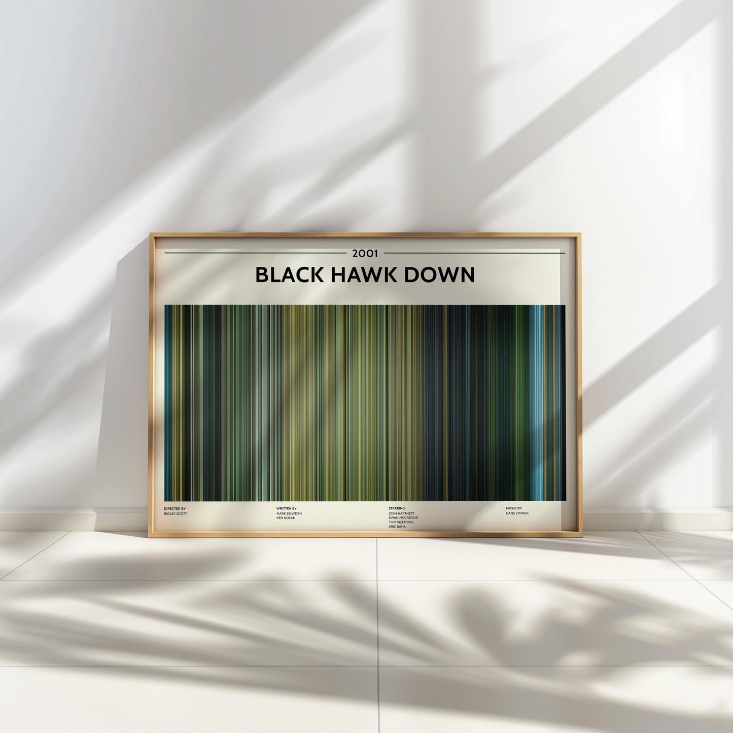 Black Hawk Down (2001) Barcode Palette