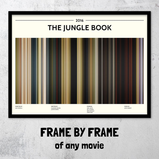 The Jungle Book (2016) Barcode Palette