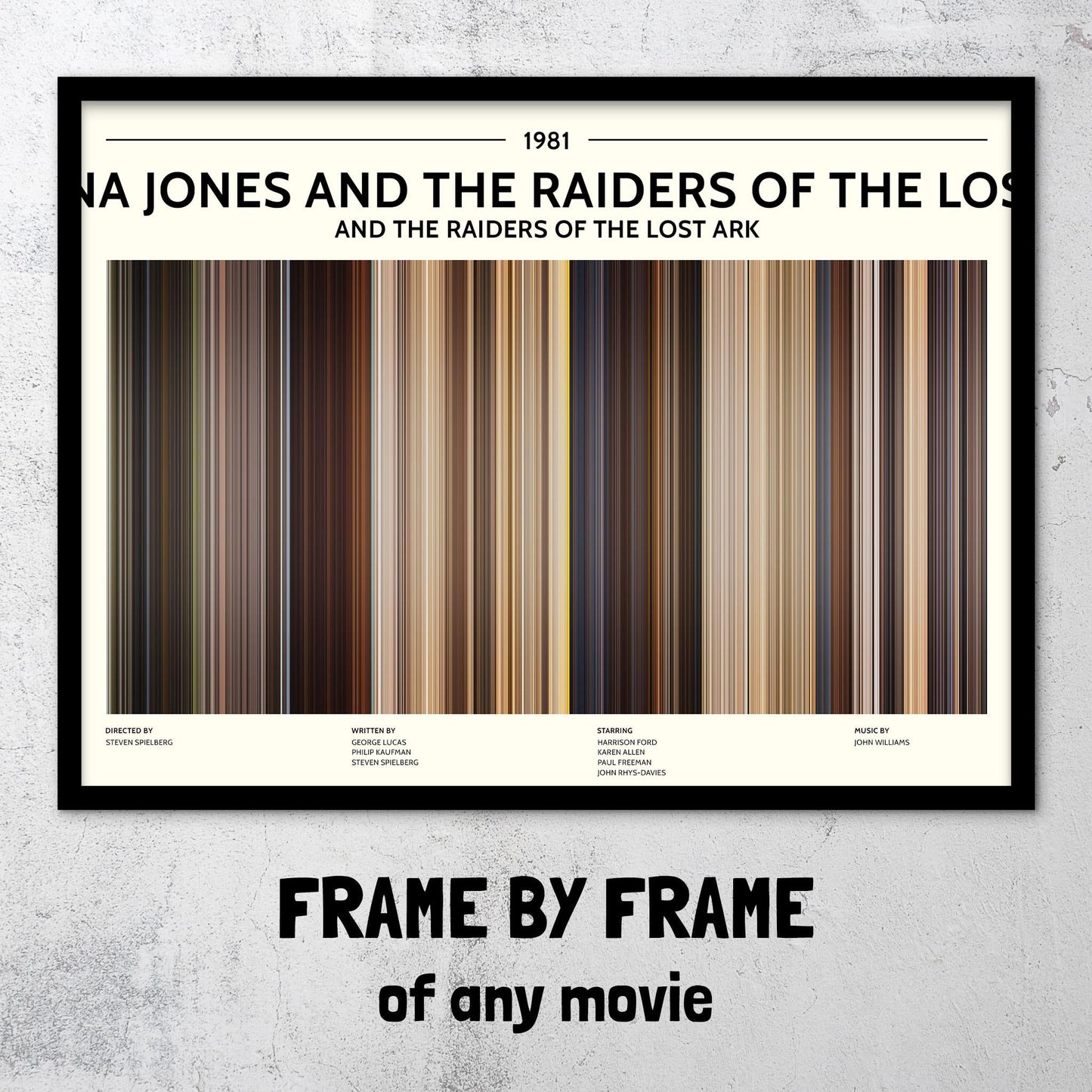 Indiana Jones and the Raiders of the Lost Ark (1981) Barcode Palette