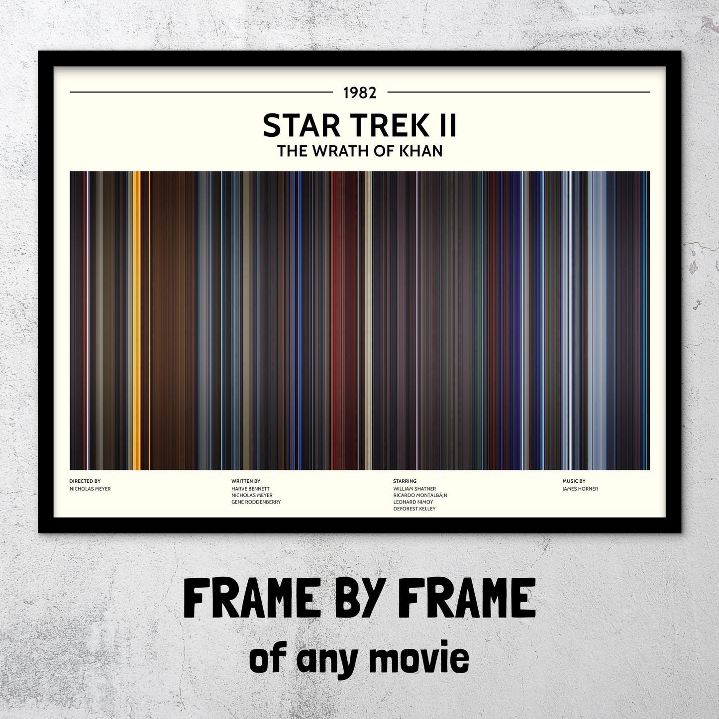 Star Trek II: The Wrath of Khan (1982) Barcode Palette