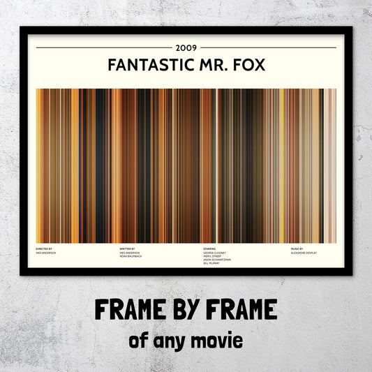 Fantastic Mr. Fox (2009) Barcode Palette