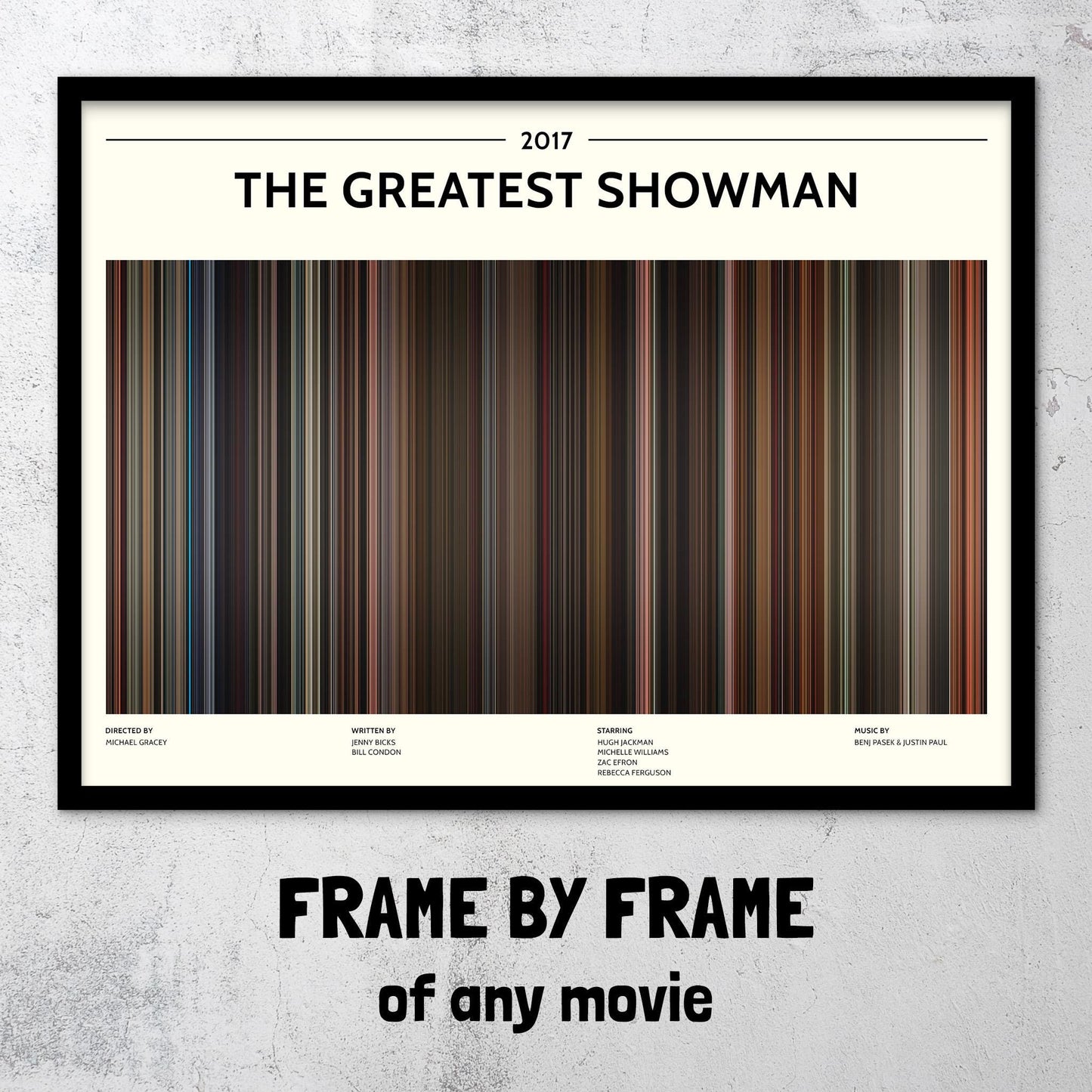 The Greatest Showman (2017) Barcode Palette