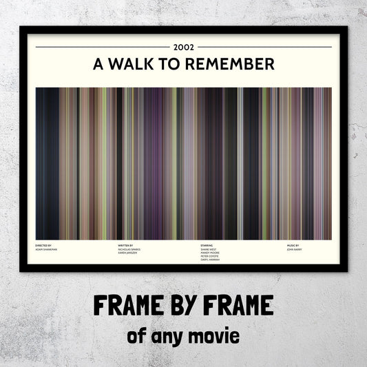 A Walk to Remember (2002) Barcode Palette