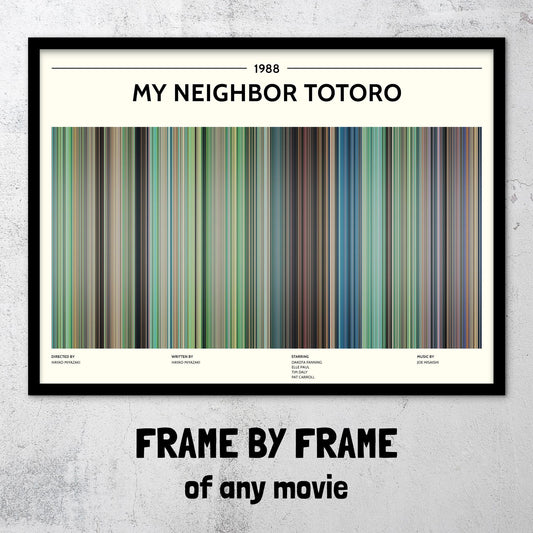 My Neighbor Totoro (1988) Barcode Palette