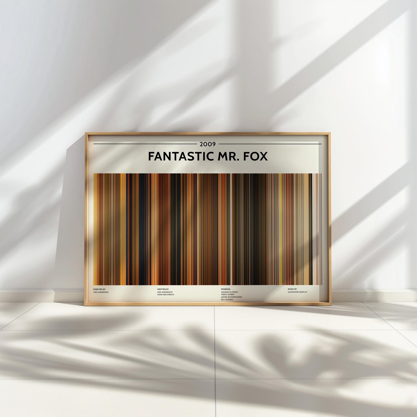 Fantastic Mr. Fox (2009) Barcode Palette