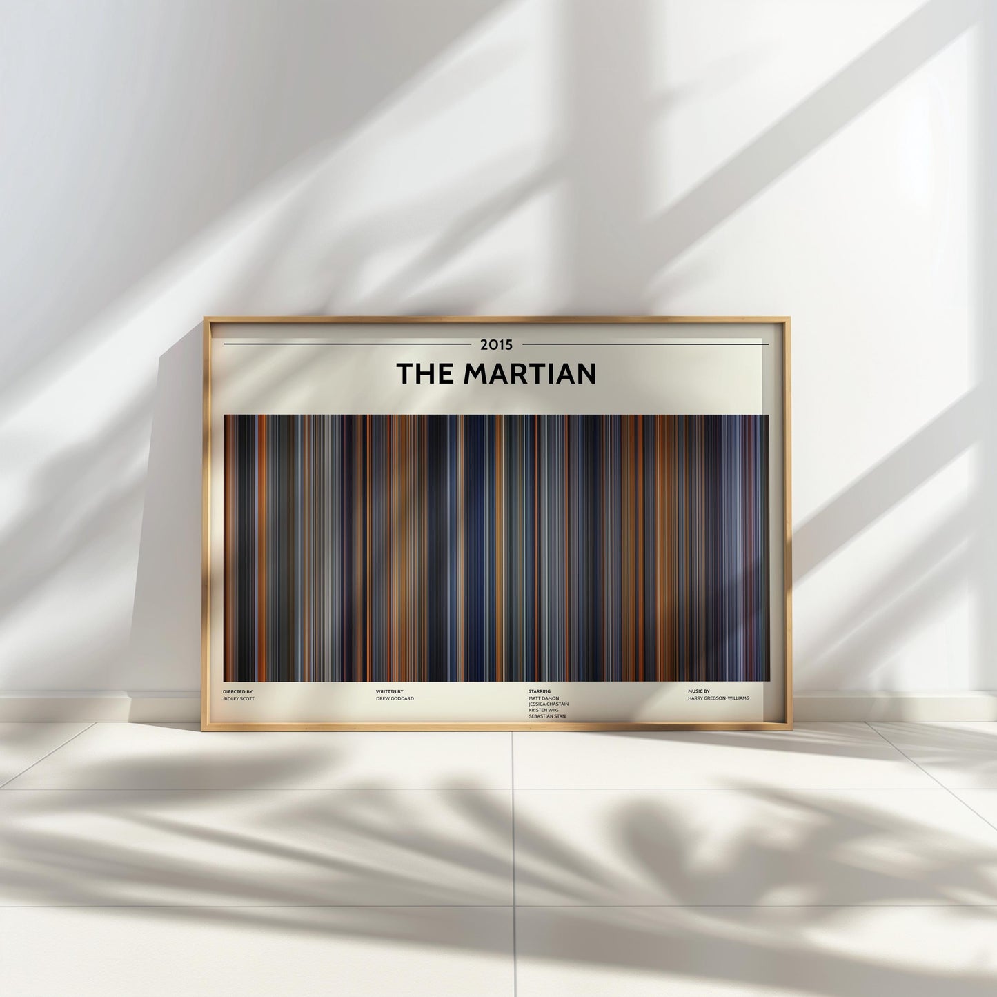 The Martian (2015) Barcode Palette