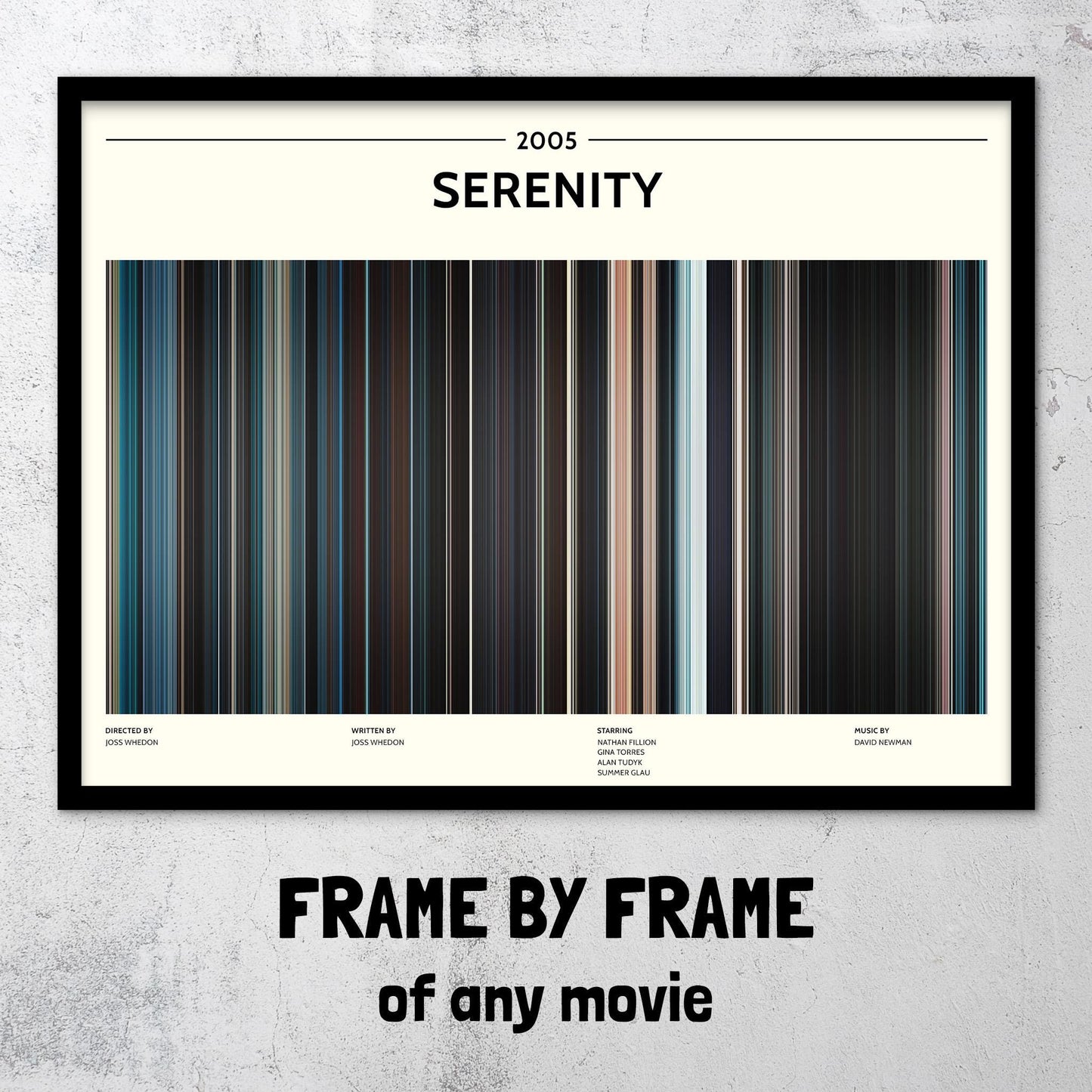 Serenity (2005) Barcode Palette