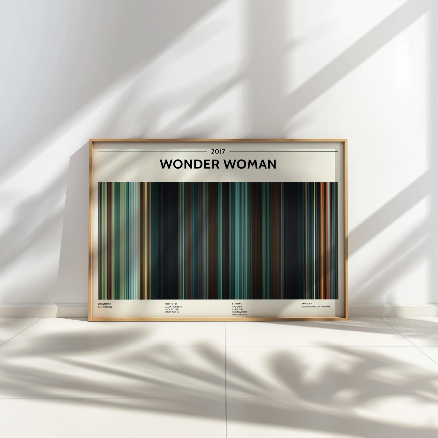 Wonder Woman (2017) Barcode Palette