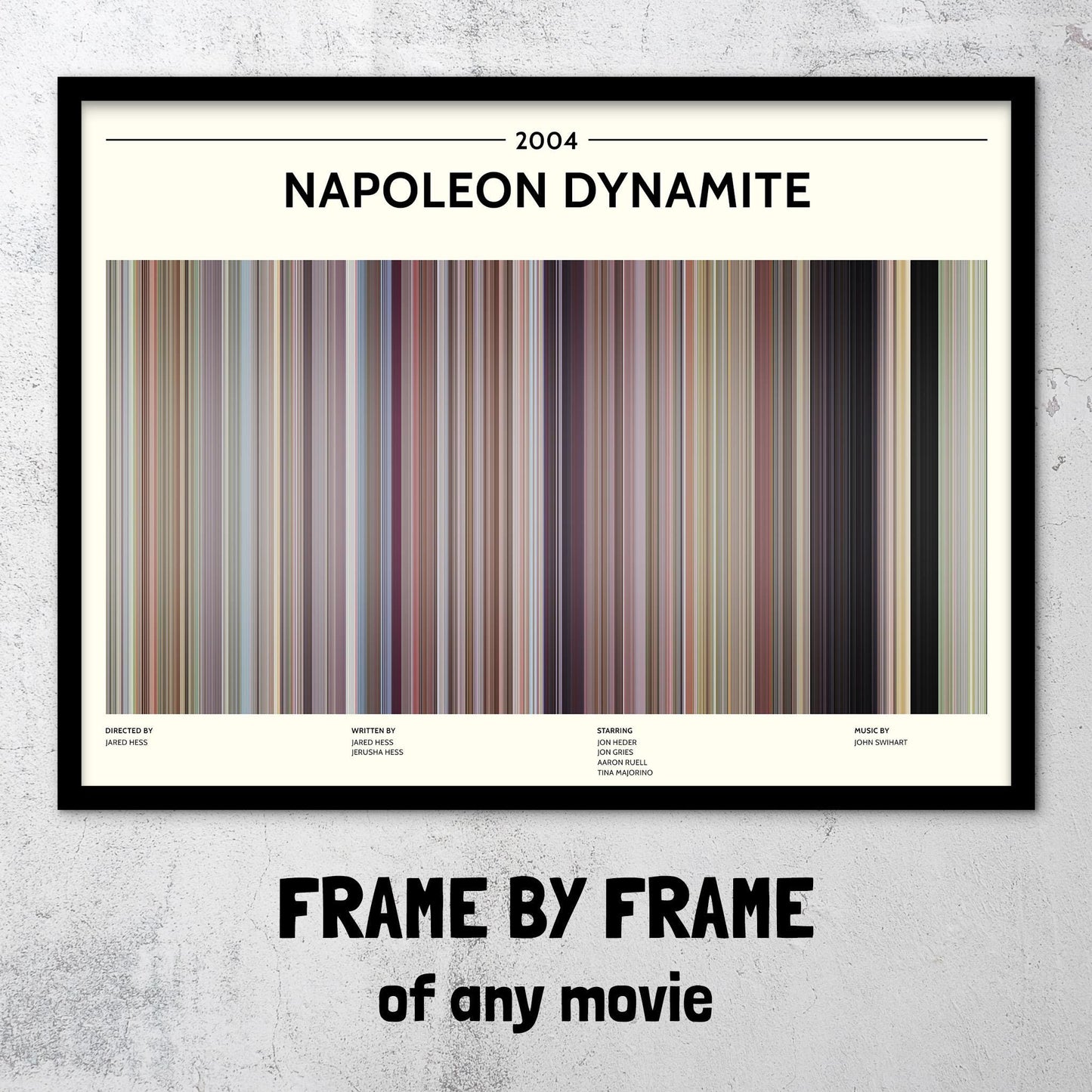 Napoleon Dynamite (2004) Barcode Palette