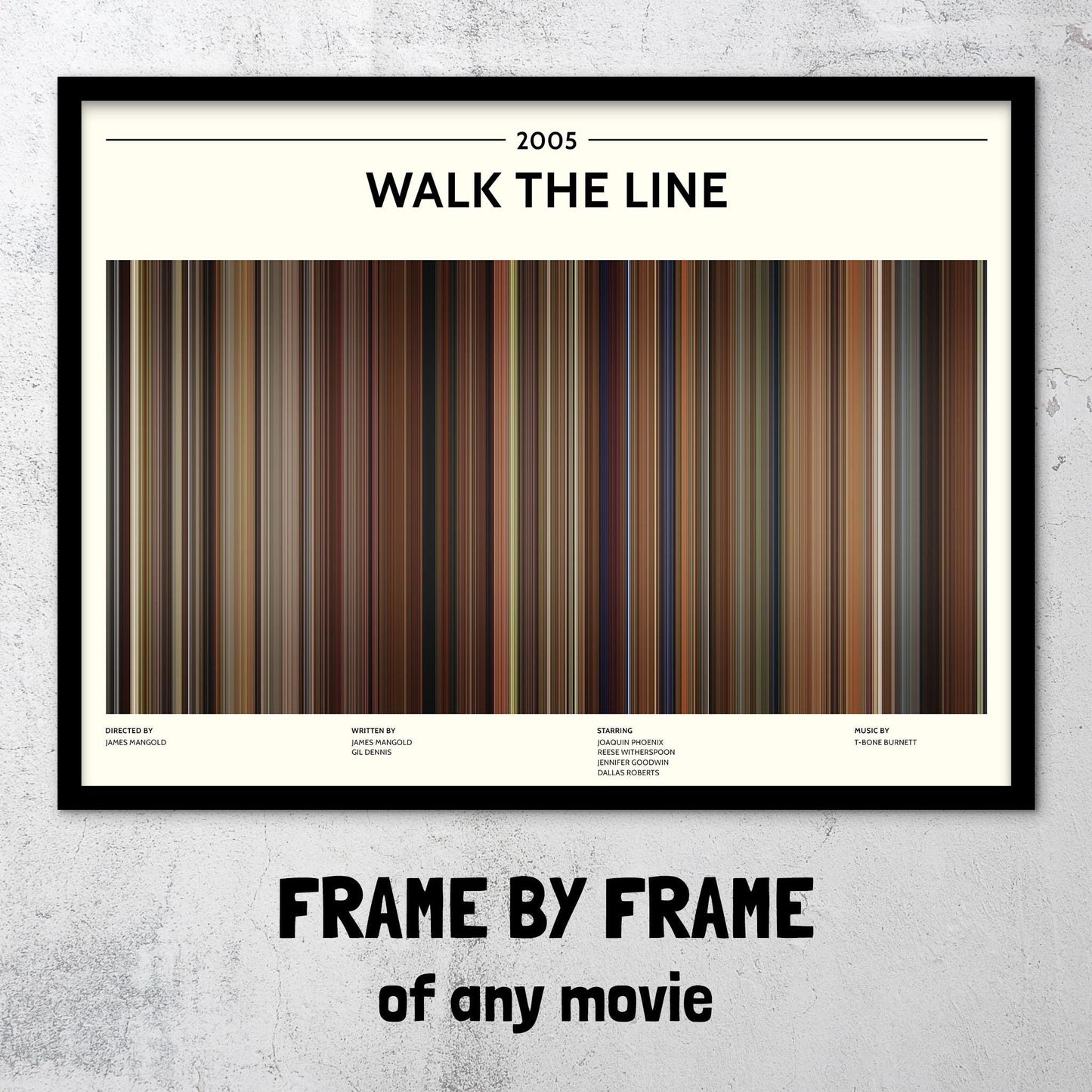 Walk the Line (2005) Barcode Palette