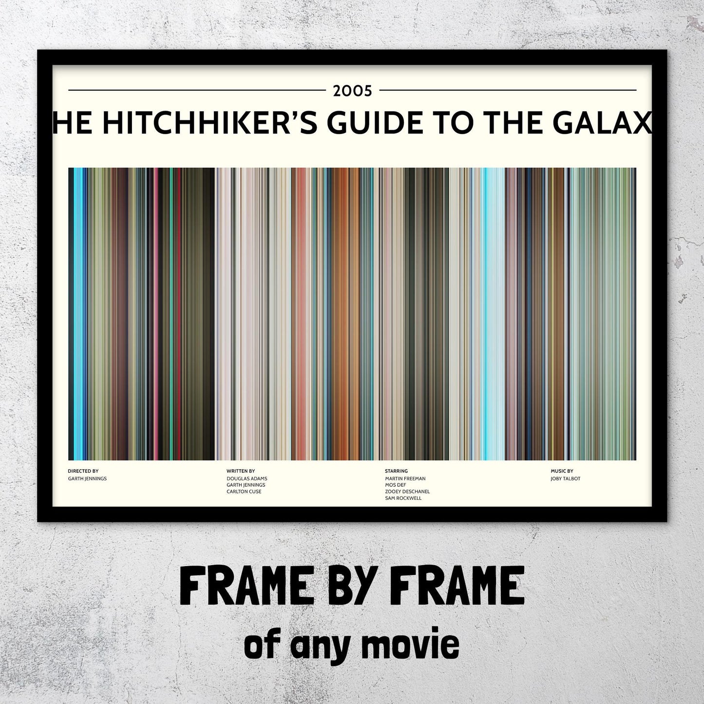 The Hitchhiker's Guide to the Galaxy (2005) Barcode Palette