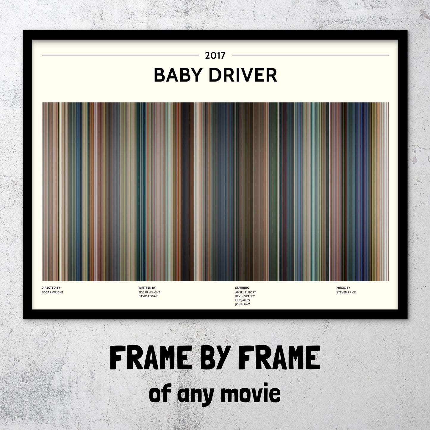 Baby Driver (2017) Barcode Palette