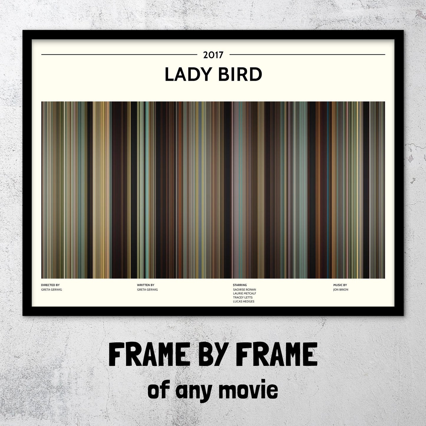 Lady Bird (2017) Barcode Palette