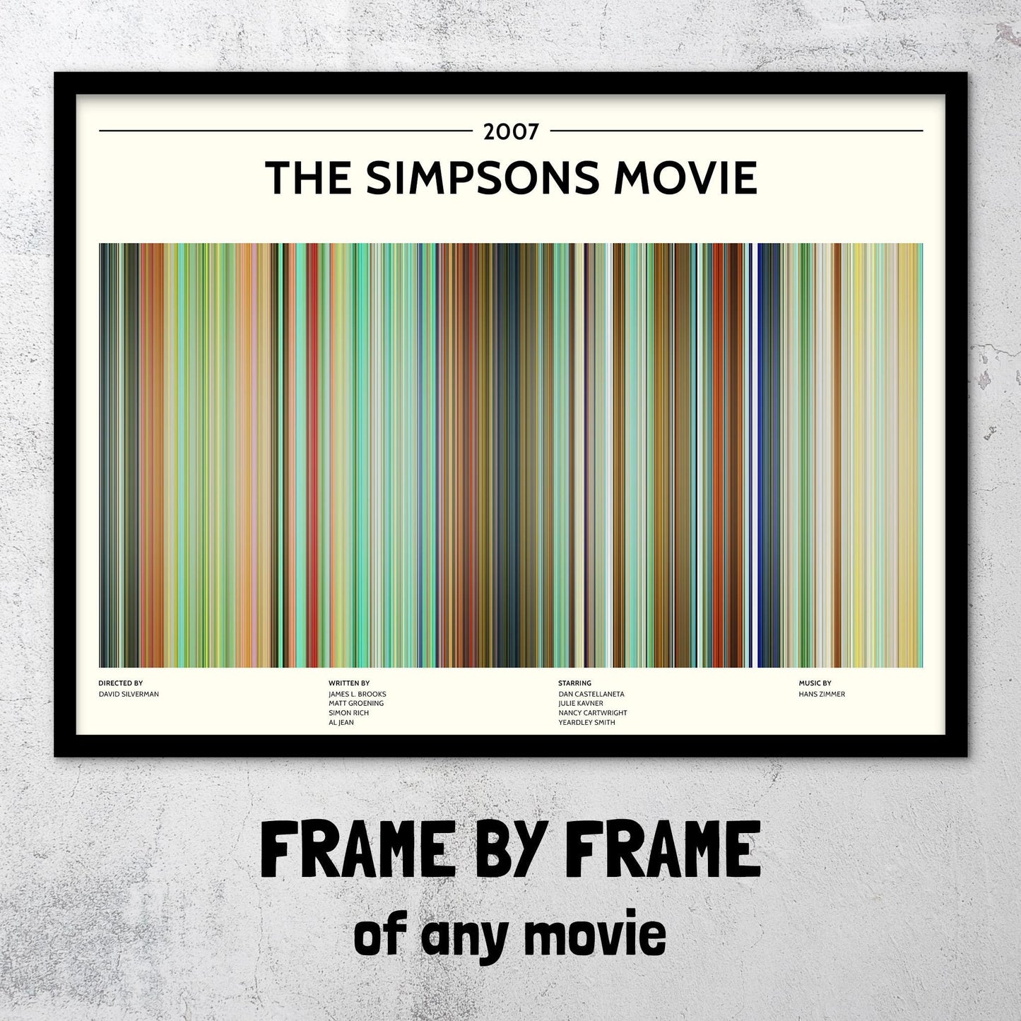 The Simpsons Movie (2007) Barcode Palette