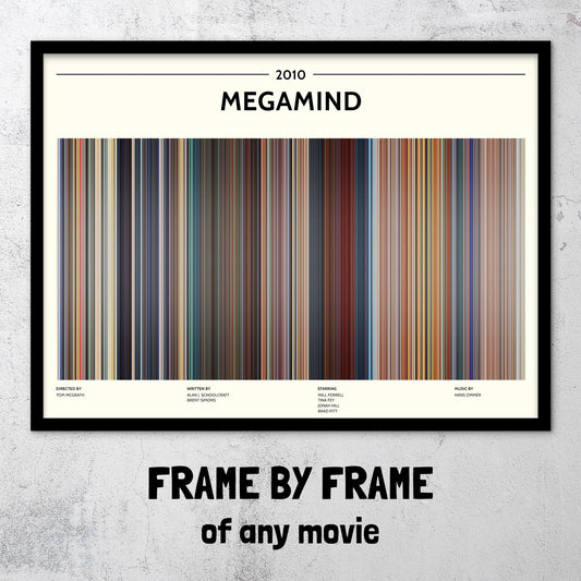 Megamind (2010) Barcode Palette