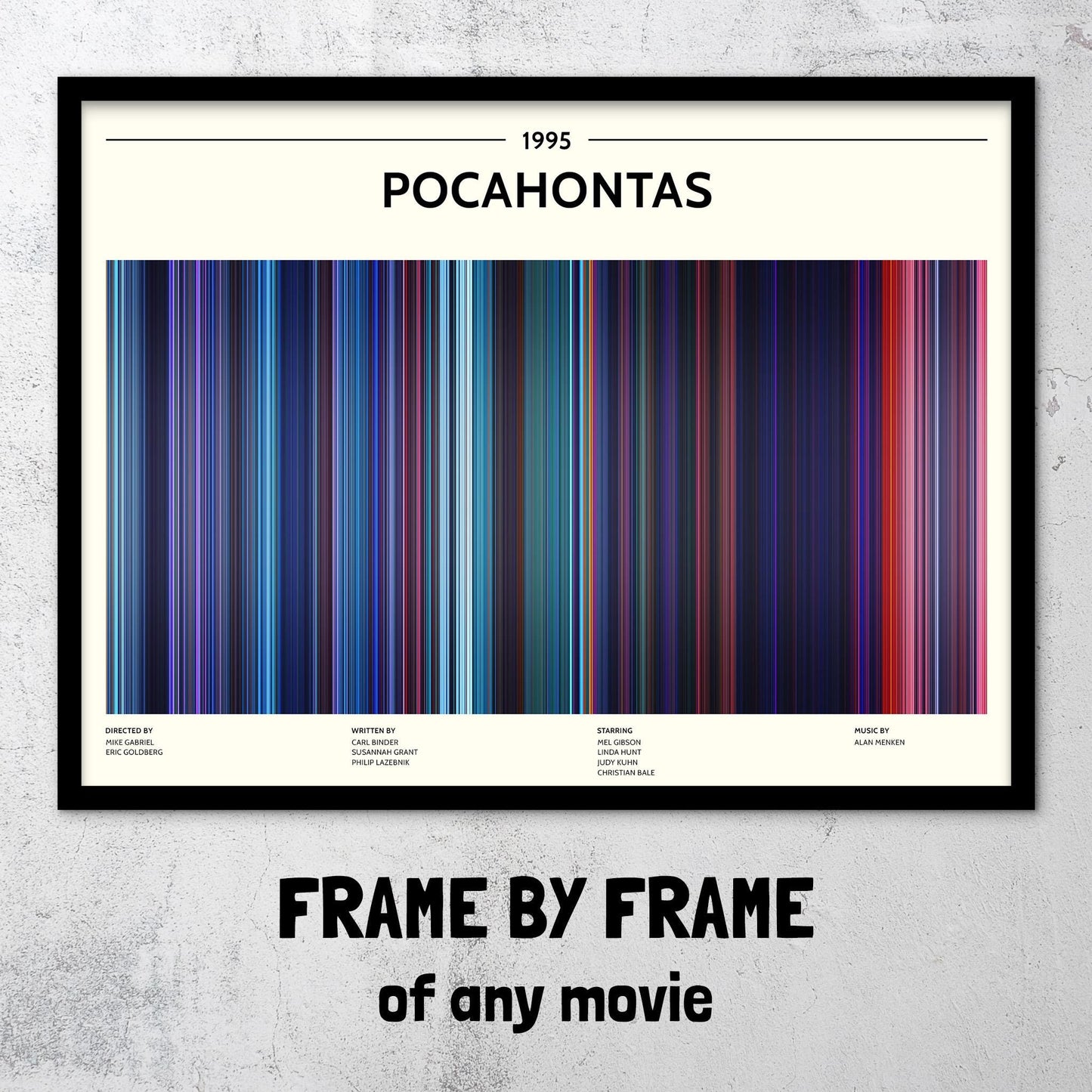 Pocahontas (1995) Barcode Palette