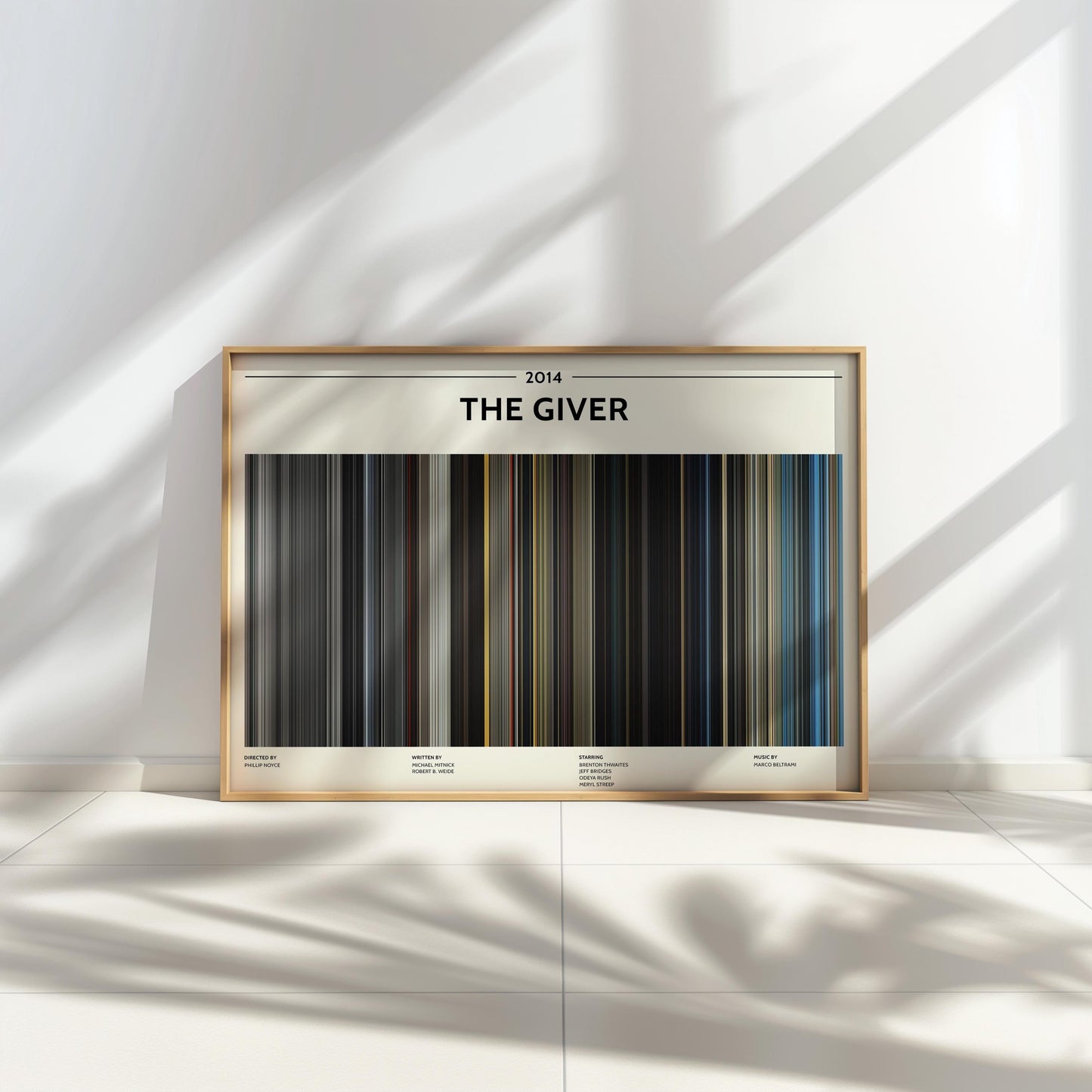 The Giver (2014) Barcode Palette