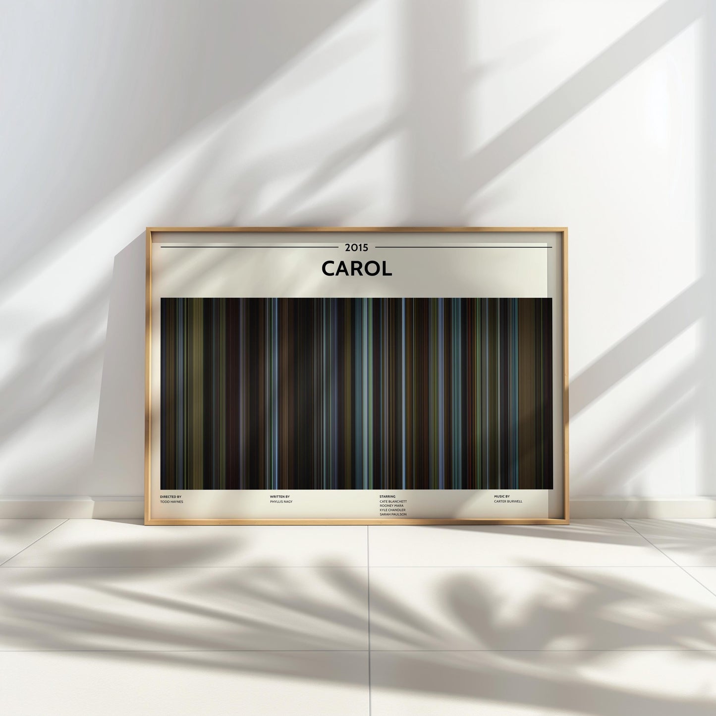 Carol (2015) Barcode Palette