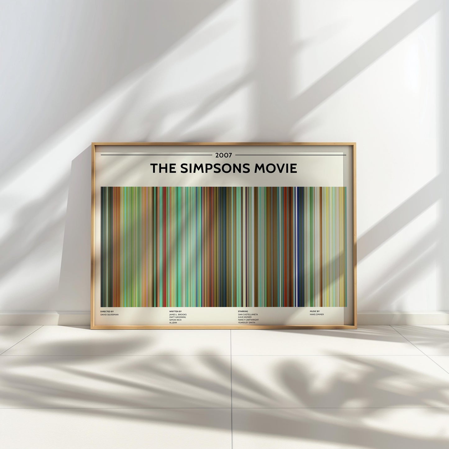 The Simpsons Movie (2007) Barcode Palette