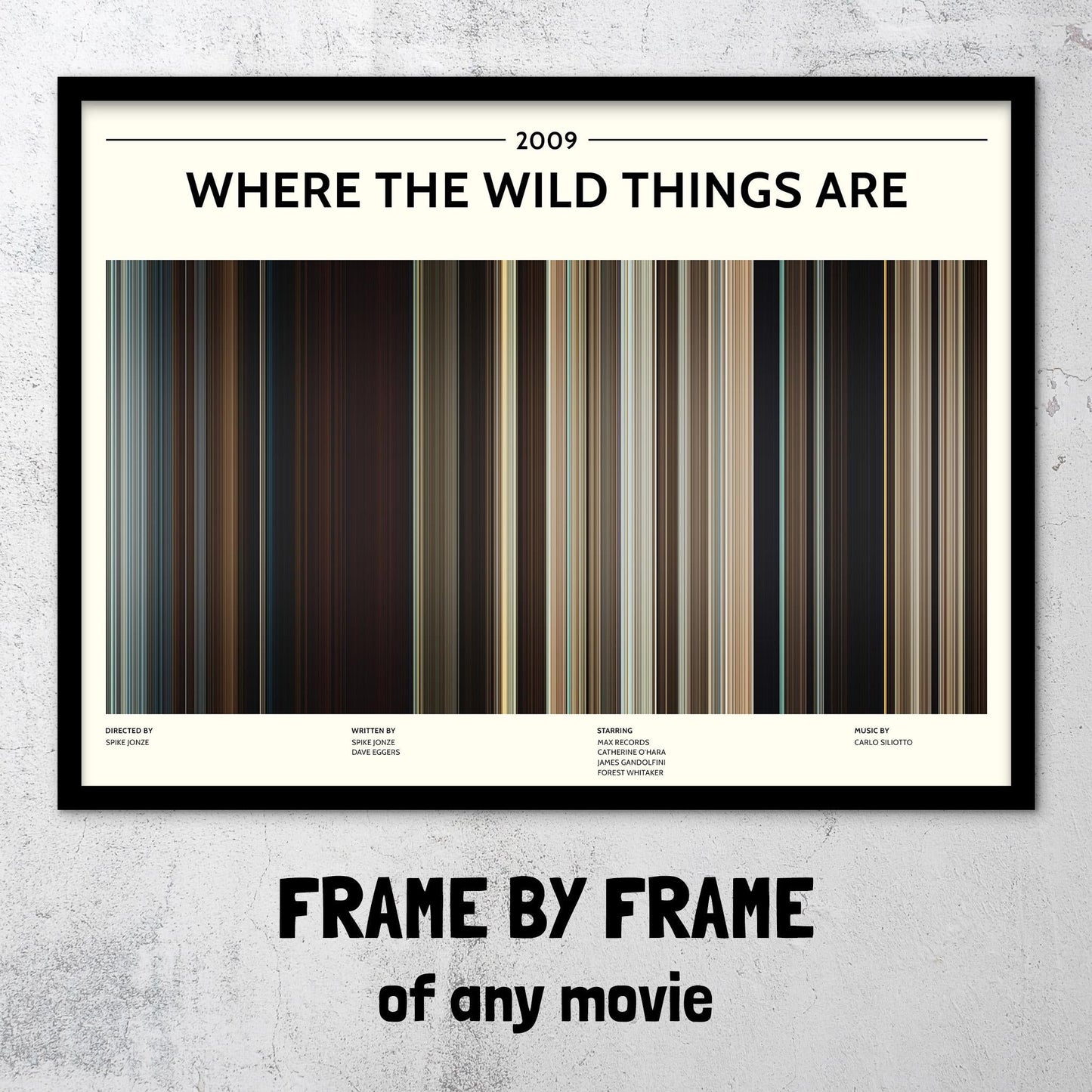 Where the Wild Things Are (2009) Barcode Palette