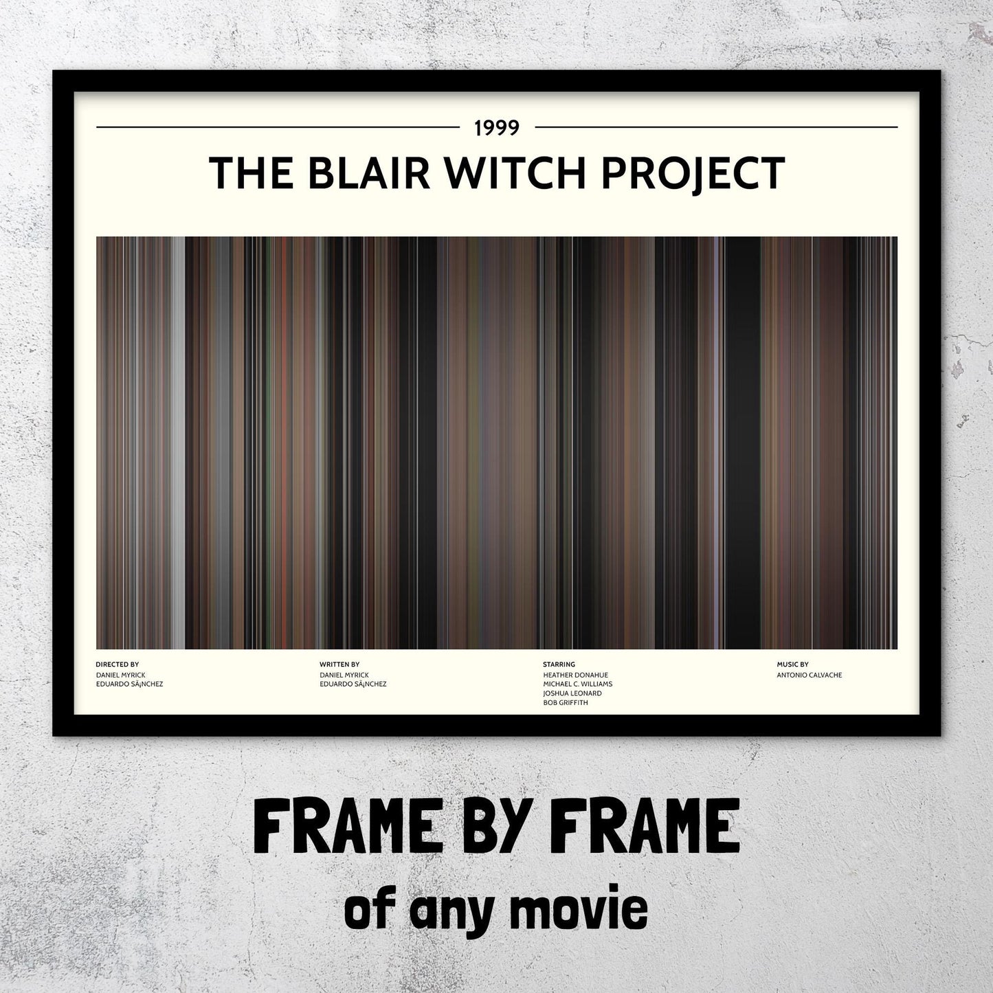 The Blair Witch Project (1999) Barcode Palette