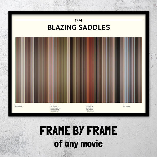 Blazing Saddles (1974) Barcode Palette