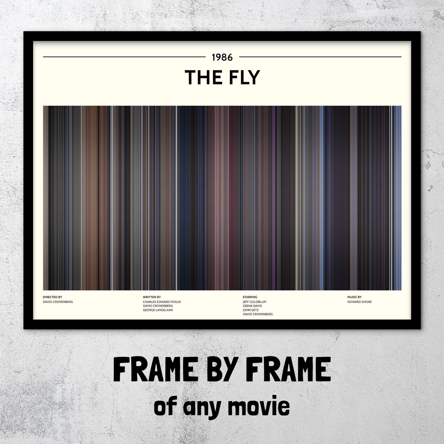 The Fly (1986) Barcode Palette