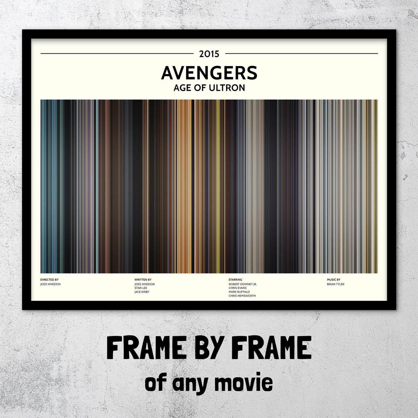 Avengers: Age of Ultron (2015) Barcode Palette