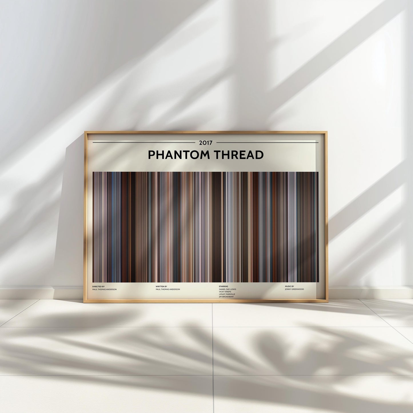 Phantom Thread (2017) Barcode Palette