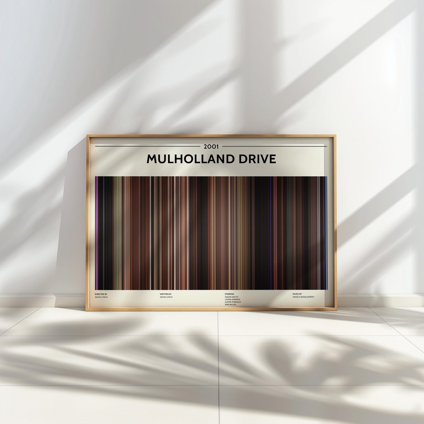 Mulholland Drive (2001) Barcode Palette