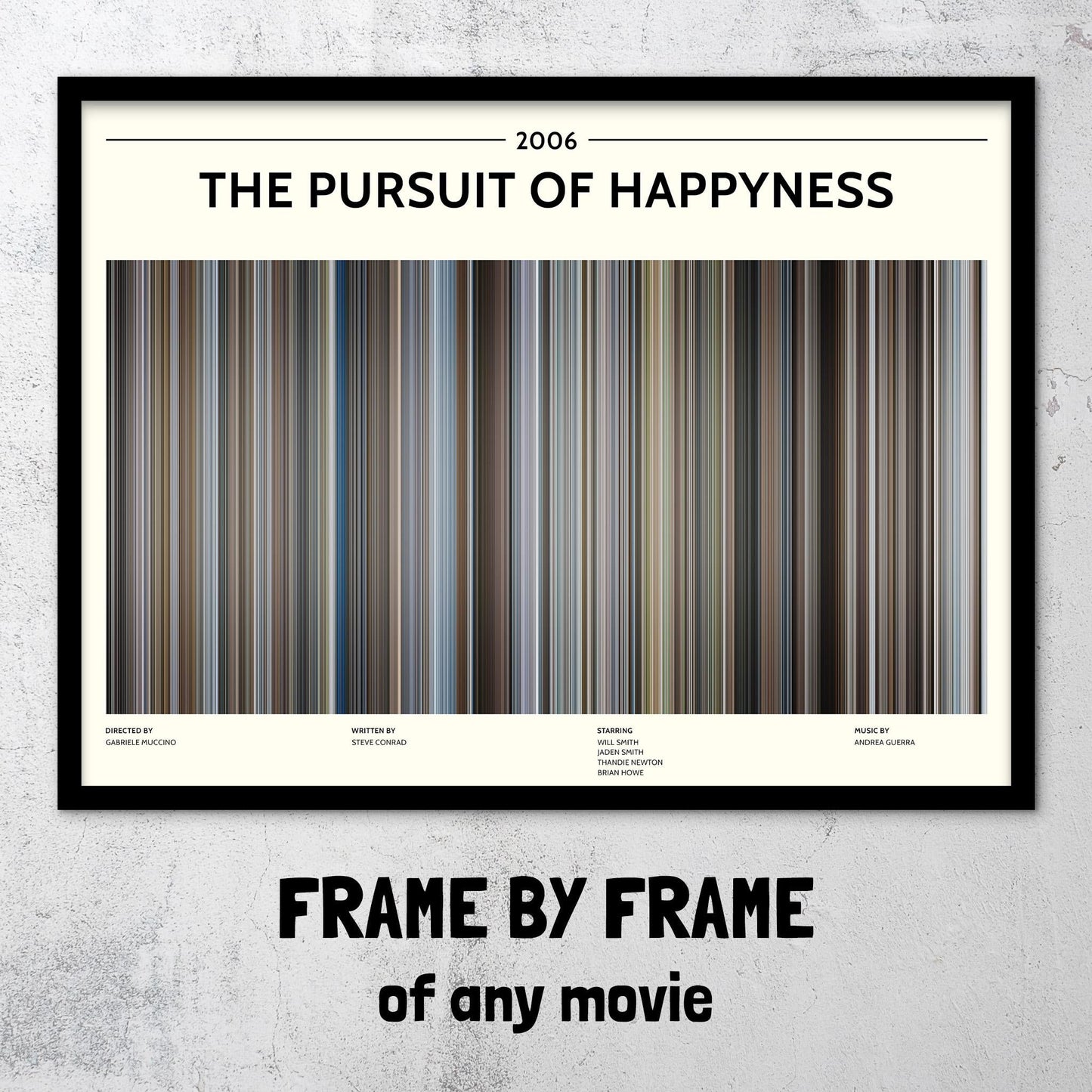 The Pursuit of Happyness (2006) Barcode Palette